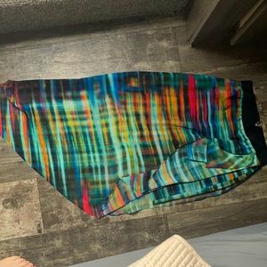 Bebe skirt multiple colored